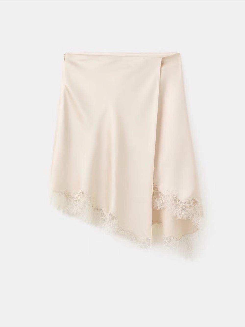 Mango cross over lace skirt with slit